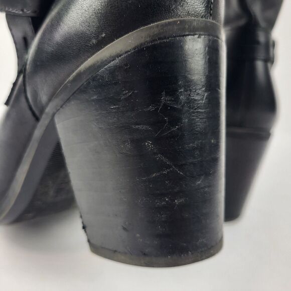 Naturalizer Kamora Women's Knee High Boots Black Faux Leather 7.5W Wide Calf - Picture 9 of 16